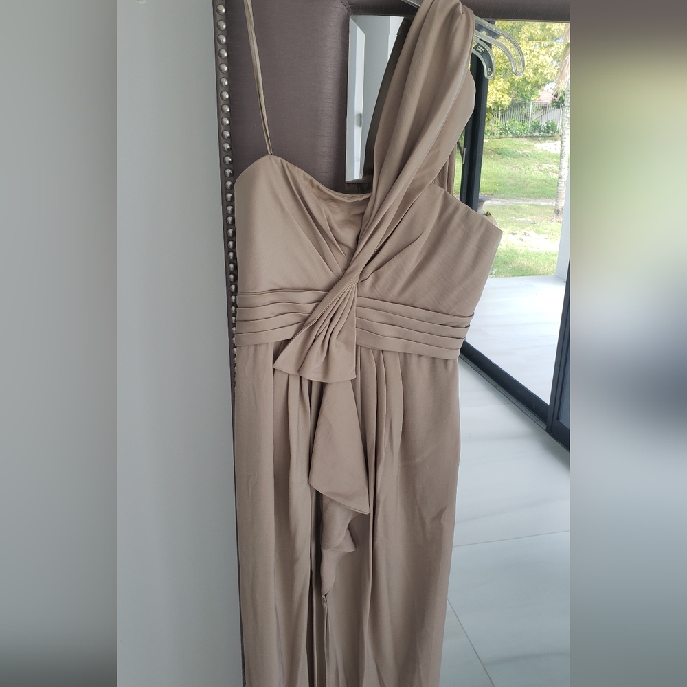 BCBGMAXAZRIA Gown Tan Dress - Picture 7 of 7
